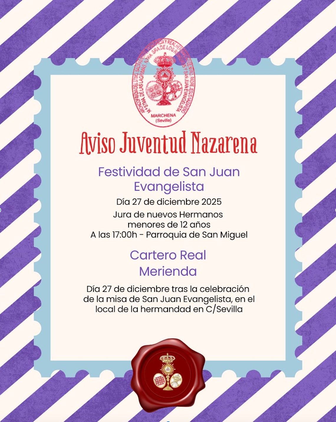 Cartero Real y Merienda San Juan