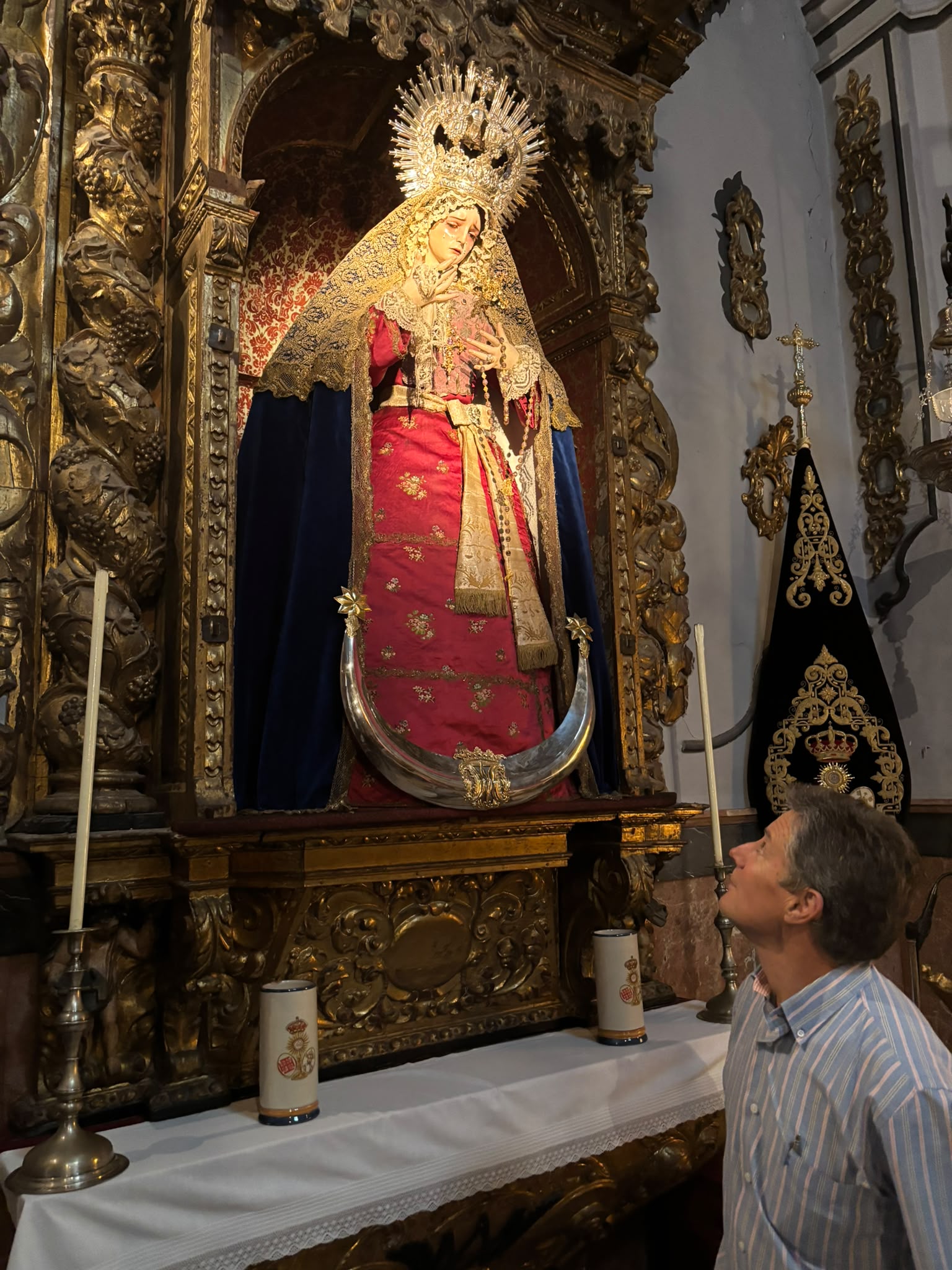 OFRENDA PICTÓRICA Mª STMA. DE LAS LÁGRIMAS: D. JUAN JOSÉ GÓMEZ DE LA TORRE